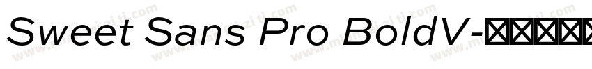 Sweet Sans Pro BoldV字体转换